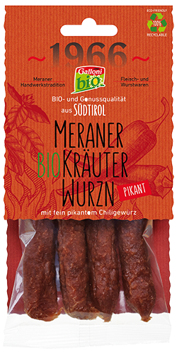 Kräuterwurzen "pikant" Bio - 100g - Galloni Metzgerei