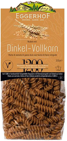 Dinkel-Vollkornfusilli - 310g - Eggerhof