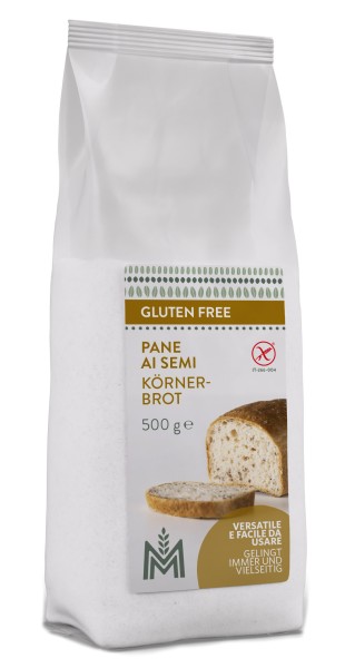 Miscela per pane ai semi senza glutine - 500g - Meraner Mühle