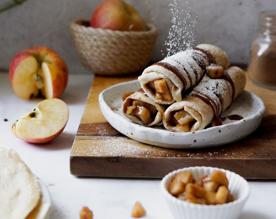 Hafercrêpes mit Apfel und Zimt Rezept I Südtiroler Rezepte bei Pur ...