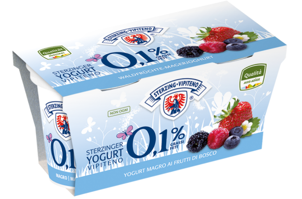 Waldfrüchte Magerjoghurt - 250g - Milchhof Sterzing