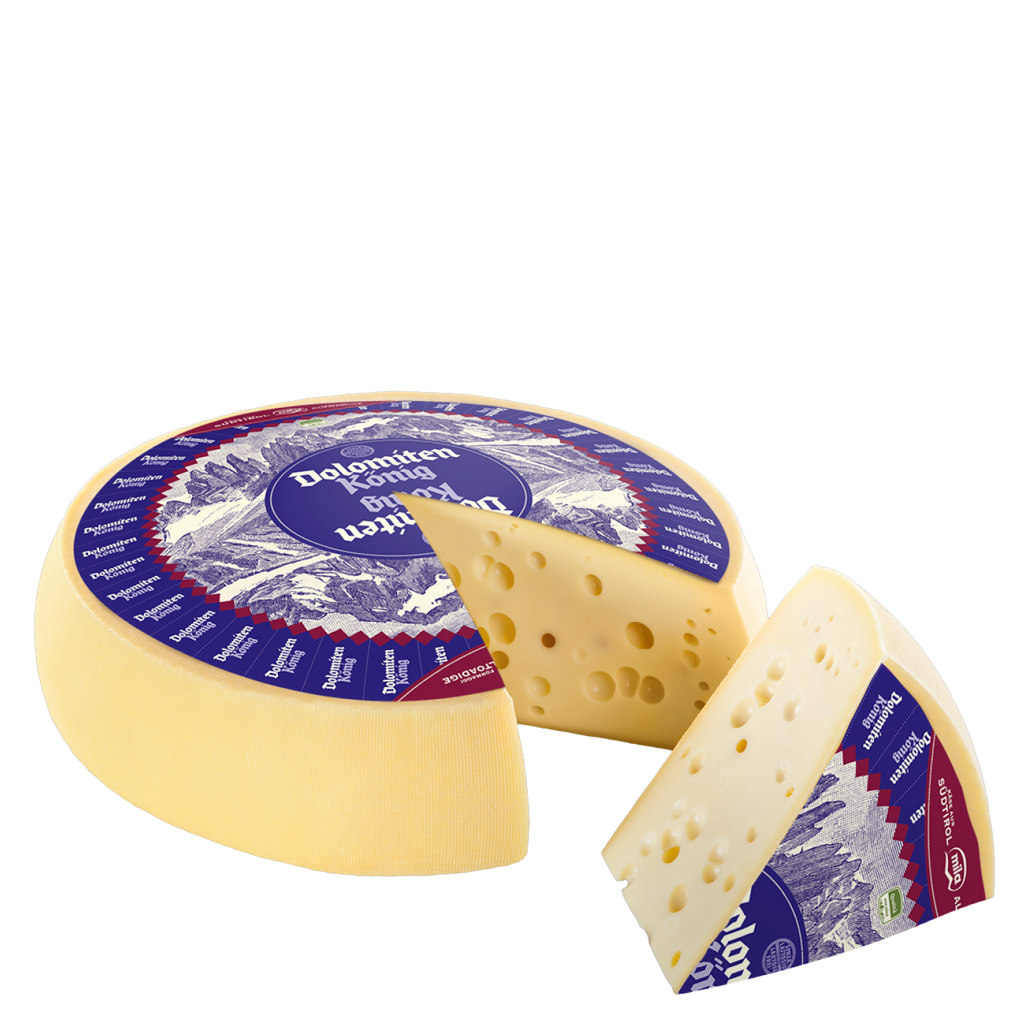 Schnittkäse &amp;quot;Dolomitenkönig&amp;quot; 150g kaufen I Pur Südtirol®