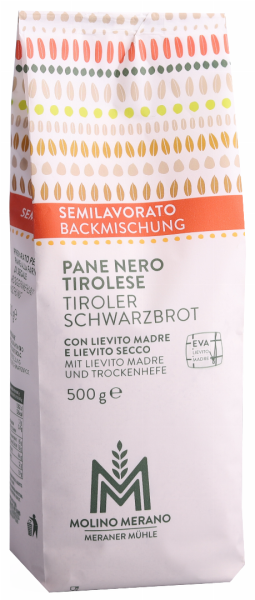Backmischung Tiroler Schwarzbrot - 500g - Meraner Mühle