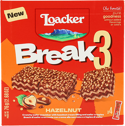 Break3 Hazelnut - 19g - Loacker