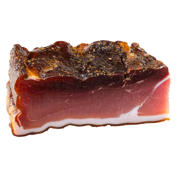 Speck ohne Pökelsalz Mittelstück - 0.4kg - Dorfmetzgerei Holzner