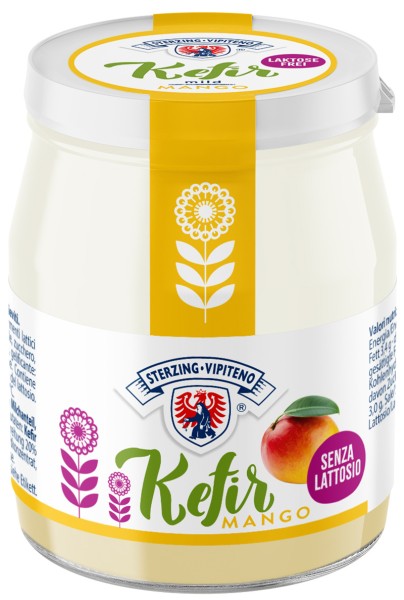 Kefir Vollmilch Laktosefrei "Mango" - 150g - Milchhof Sterzing