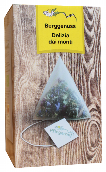 Tisana delizia dai monti bustine a piramide Bio - 18g - Pflegerhof 