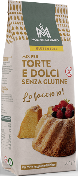 Mix per torte e dolci senza glutine - 500g - Meraner Mühle