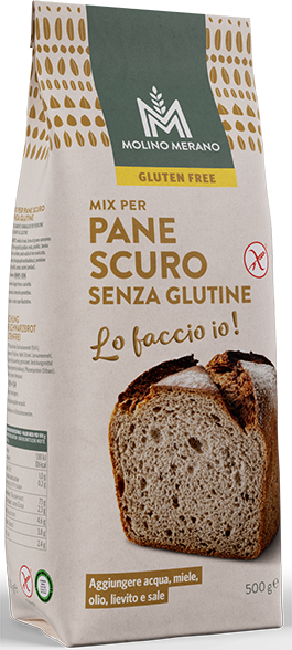 Mischung Schwarzbrot glutenfrei - 500g - Meraner Mühle