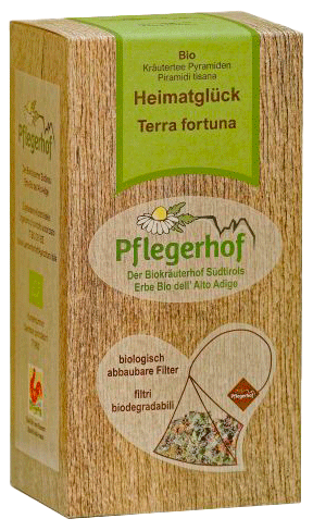 "Heimatglück" Pyramidenbeutel BIO - 18g - Pflegerhof 