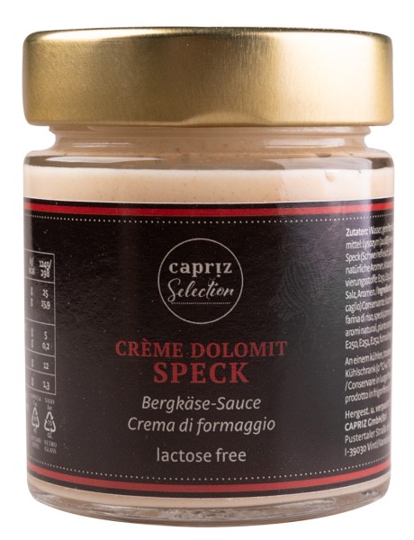 Creme Dolomit Speck - 140g - Capriz Feinkäserei