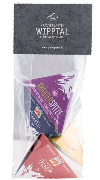 Erbe in vetta – Assortimento 4 tisane Bio - 6g - Kräutergarten Wipptal