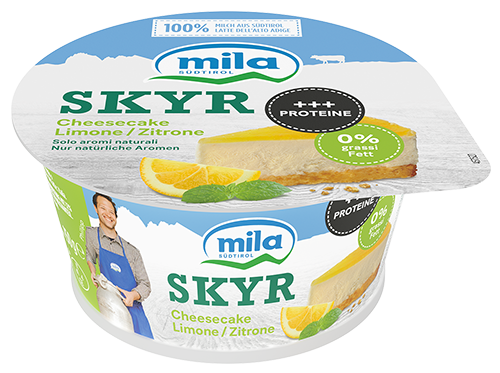 Skyr Limone Cheesecake - 150g - Mila - Bergmilch Südtirol