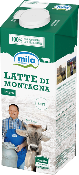 Haltbare Vollmilch - 1l - Mila - Bergmilch Südtirol