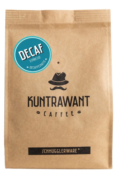 "Decaf" koffeinfrei Espresso Bohnen - 400g - Kuntrawant 
