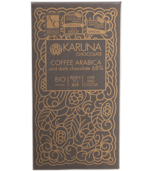 Schokolade 68 % Arabica Bio - 60g - Karuna