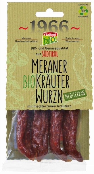 Kräuterwurzen "mediterran" Bio - 100g - Galloni Metzgerei