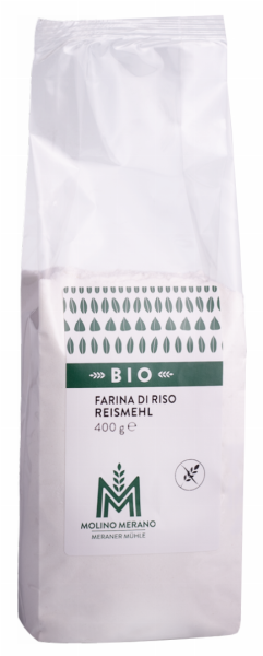 Farina di riso senza glutine Bio - 400g - Meraner Mühle