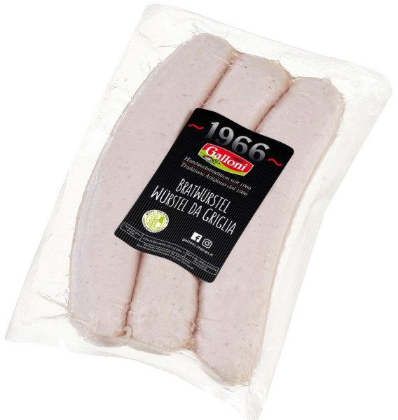 Würstel da griglia 3 pezzi - 0.35kg - Galloni Metzgerei