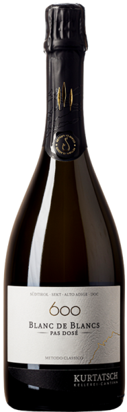 Spumante Riserva Brut Blanc de Blanc "600" 2019 - 0.75l - Kellerei Kurtatsch
