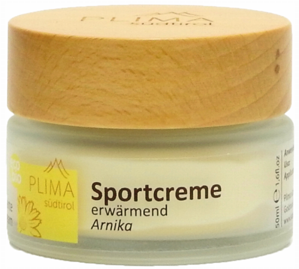Crema dopo sport Arnica Bio - 50ml - Plima Südtirol