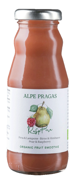Birne und Himbeere Smoothie Bio - 200ml - Alpe Pragas