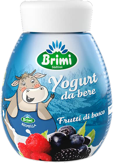 Yogurt da bere Brimella Frutti di bosco - 200g - Brimi