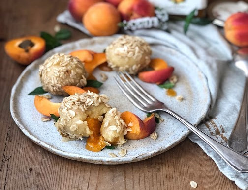 Canederli dolci con cuore morbido di Albicocca