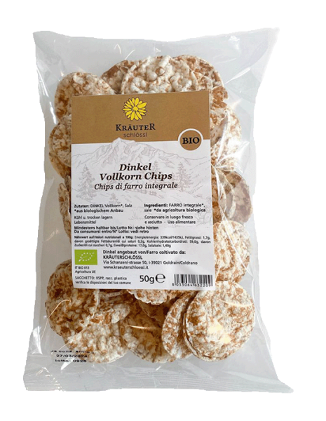 Chips di farro integrale Bio - 50g - Plima Südtirol