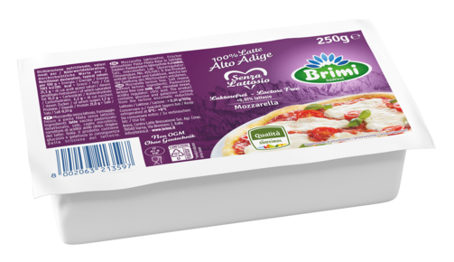 Mozzarella senza lattosio Panetto - 250g - Brimi