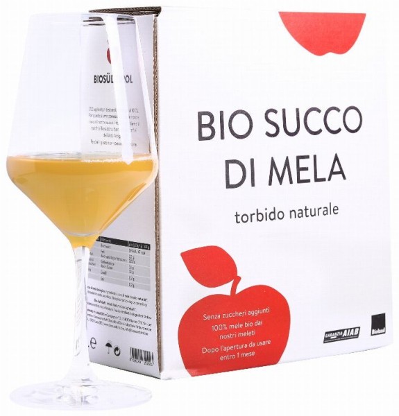 Apfelsaft Naturtrüb Bio Bag in Box - 3l - Biosüdtirol