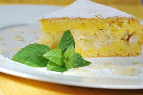 Knuspriger Apfelkuchen