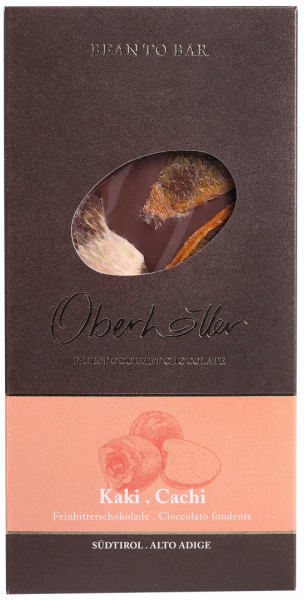 Feinbitterschokolade Kaki - 100g - Oberhöller