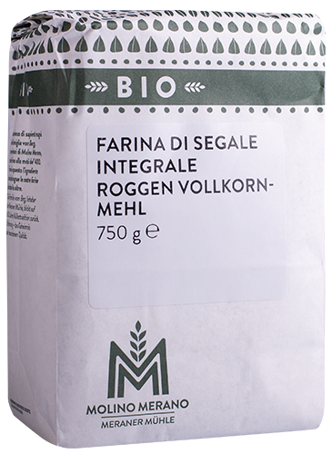Farina di segale integrale Bio - 750g - Meraner Mühle