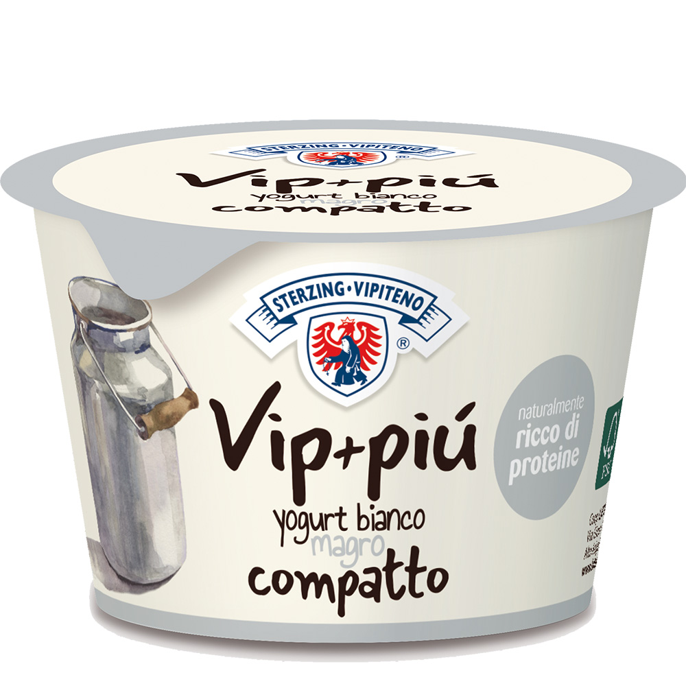 Compra Vip+più yogurt magro bianco Latteria Vipiteno 250g I Pur