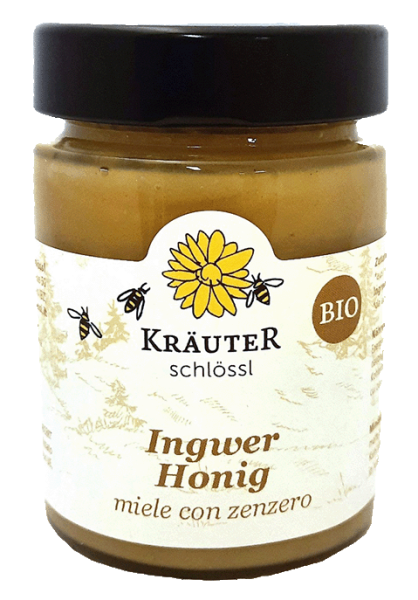 Cremehonig mit Ingwer Bio - 240g - Südtiroler Kräuterschlössl