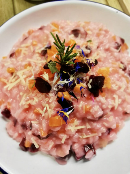 Risotto alle verdure con Riso di Termeno