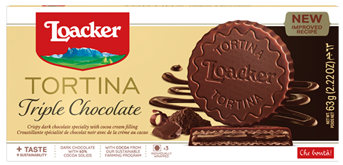 Tortina Triple Chocolate - 63g - Loacker