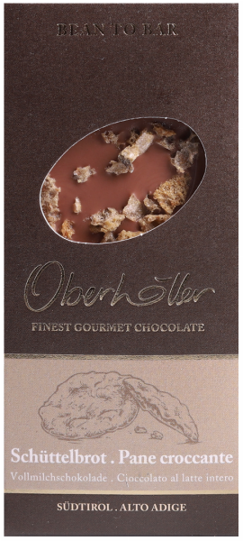 Vollmilchschokolade mit Schüttelbrot - 50g - Oberhöller