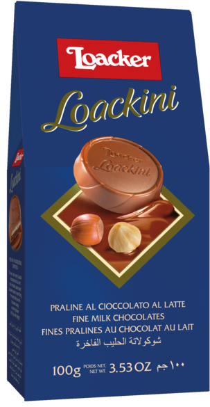 Loackini Milk - 100g - Loacker