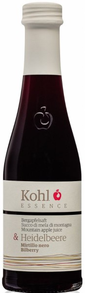 Mela di montagna con Mirtillo - 200ml - Kohl Bergapfelsäfte