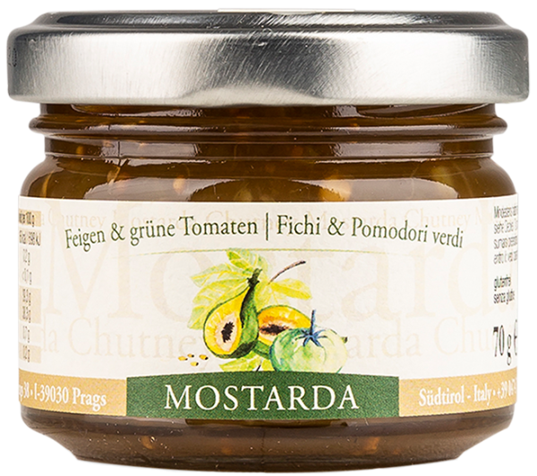 Mini Chutney Feige mit grüne Tomaten Alpe Pragas 70g kaufen I Pur Südtirol®