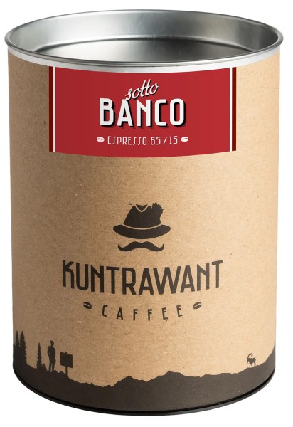 "Sotto Banco" 85% Arabica 15% Robusta Espresso macinato - 250g - Kuntrawant 