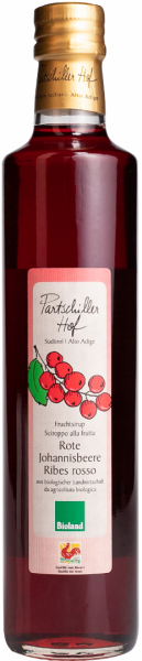 Roter Johannisbeersirup Bio - 0.5l - Partschillerhof