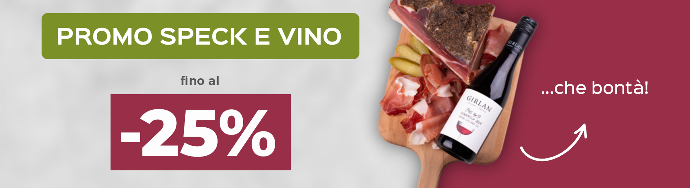 Fino a –25% su Speck & Vini altoatesini