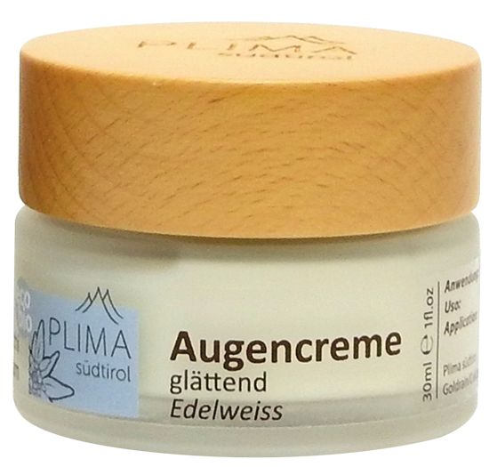 Augencreme Edelweiß glättend Bio - 30ml - Plima Südtirol