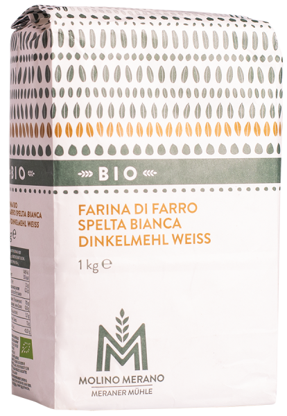 Dinkelmehl weiß Bio 1kg - 1kg - Meraner Mühle