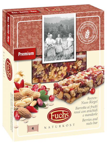 Beeren-Nussriegel - 1Paket(e) - Fuchs Privatmühle