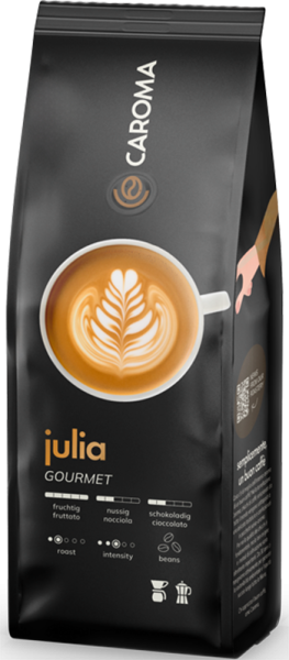Arabica Gourmet "Julia" Filter Bohnen - 250g - Caroma Kaffee