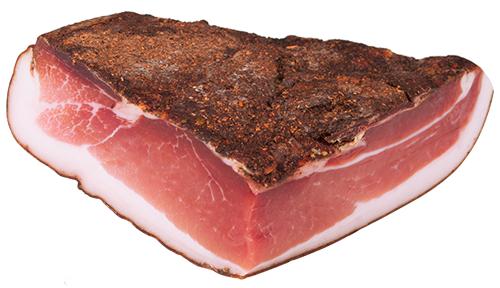 Speck Alto Adige IGP quarto di baffa - 0.9kg - Schmid Speck